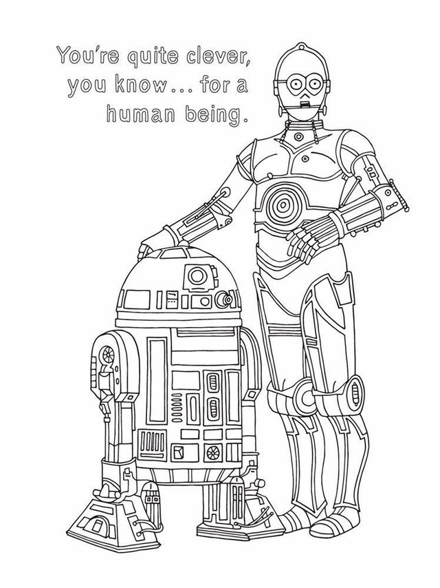 star wars christmas colouring pages Star wars coloring pages